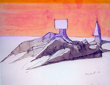 Lynn Chadwick, Reclining Couple (LIT6)
Edition 8 of 50, 1972
Print on Paper, 28 1/2 x 21 inches
CHAD0026