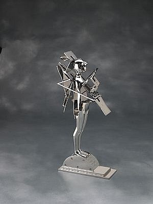 Ernest Trova, New Cut Figure #3, 1985
stainless steel, 28 1/4 x 14 x 4 3/4 inches
Ed. 6 of 8
TROV0120
