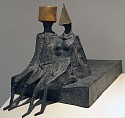 Lynn Chadwick, Sitting Couple on Base II (647S) LEdition 2 of 6
1972, Bronze