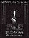 MC Escher, Emblemata Suite: Candle Flame (B. 172)
Edition 257/300
1931, Woodcut