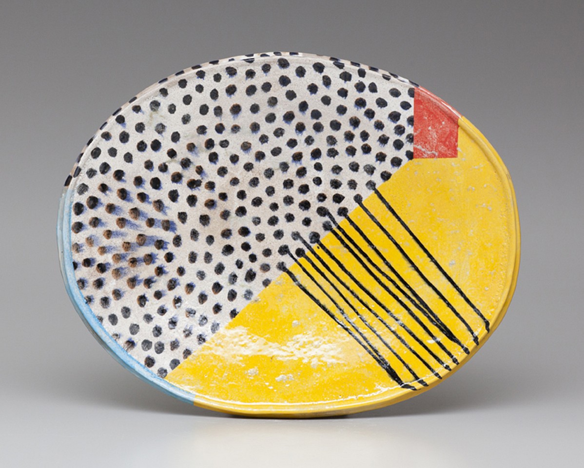Jun Kaneko, Oval 12-05-33, 2012
Glazed Ceramic, 21 x 26 x 3 in. (53.3 x 66 x 7.6 cm)
KANE0136