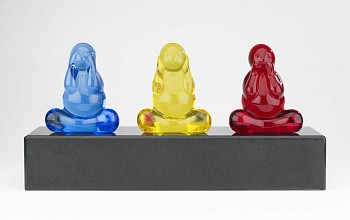 Work: Mauro Perucchetti Three Politicians Maquette