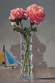 Work: Peachy Peonies