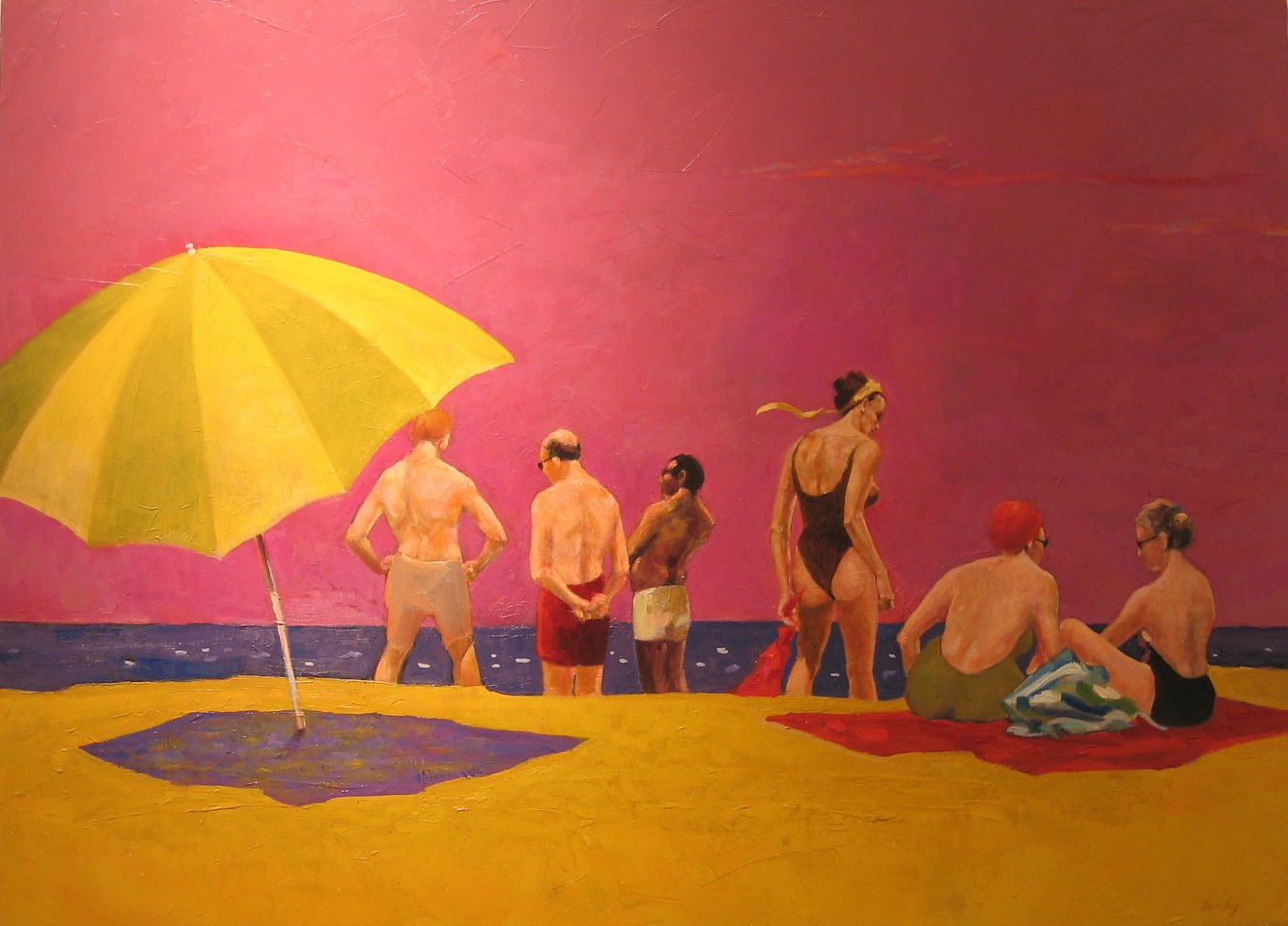 John Hardy, Atlantic Beach Moment, 1999
Oil on Canvas, 42 x 56 inches
HARD0010