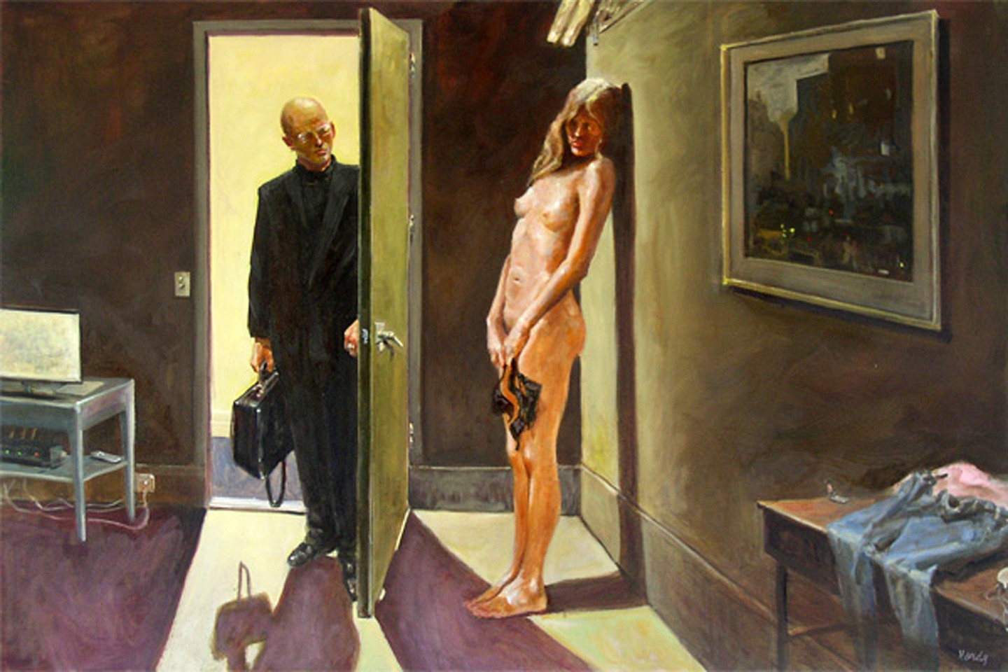 John Hardy, Finding Victoria's Secret, 2006-07
Oil on Canvas, 40 x 60 inches
HARD0016