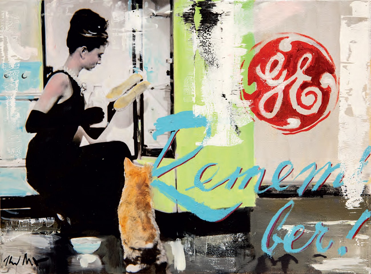 Heiner Meyer, Remember GE, 2013
Oil and photo on canvas, 11 3/4 x 15 3/4 inches
MEYE0023
