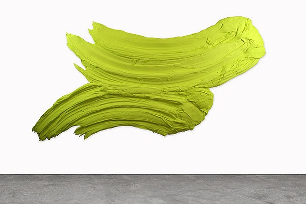 Donald Martiny, Pazeh, 2015
polymer and pigment on aluminum
lime greem monochrome
MART0008