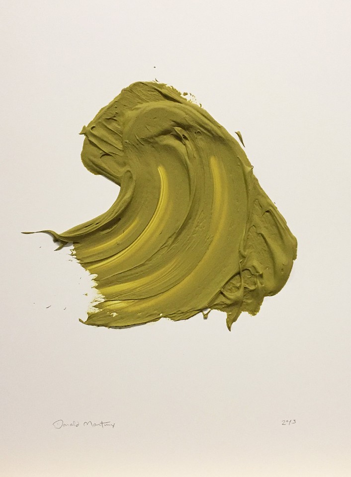 Donald Martiny, Untitled, 2013
polymer and pigment on paper
olive
MART0035