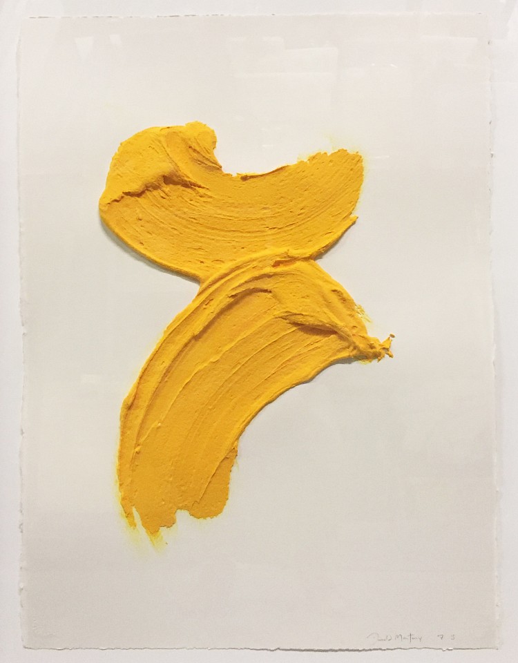 Donald Martiny, Untitled, 2013
polymer and pigment on paper
yellow
MART0041