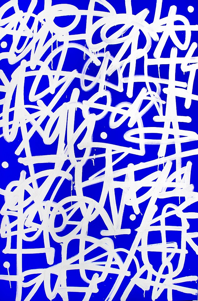 JM Rizzi, Clad in Blue and Silver, 2017
Ink on canvas
RIZZ0003