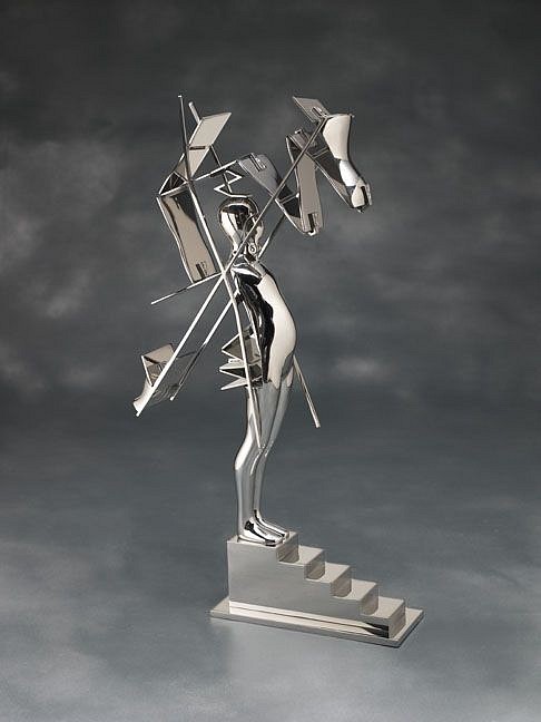 Ernest Trova, New Cut Figure #2, 1985
stainless steel, 18 x 10 x 3 in. Ed. 1/3
TROV0197
