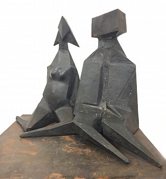 Work: Lynn Chadwick Pair of Sitting Figures IV (657)edition of 6