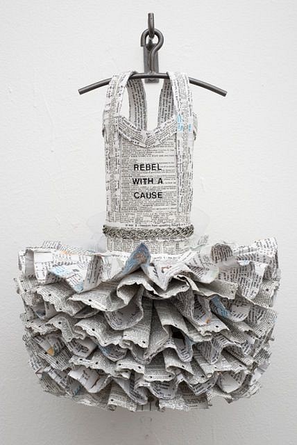 Donna Rosenthal, Dress Quilt Series - Rebel with a Cause, 2013
Mixed media, 17 x 10 x 10 in.
ROSEN0006