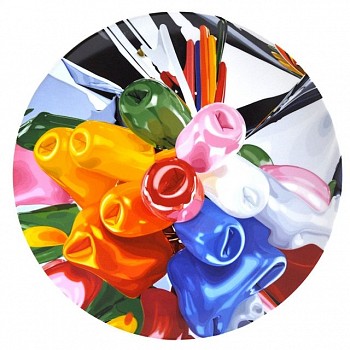 Jeff Koons - Tulips Plate