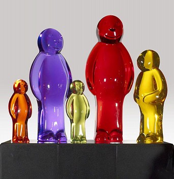 Work: Mauro Perucchetti Life Size Jelly Baby Family, Ed. 1 of 8