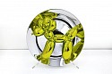 Jeff Koons, Balloon Dog Plate - YELLOW Ed. 802 of 2300
2015, 3-D Porcelain plate with metallic glaze