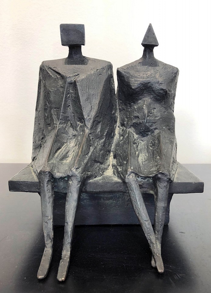 Lynn Chadwick, Sitting Couple, 1986
Bronze, 9.5 x 8 x 9.5 in.  Ed 1/9
CHAD00050