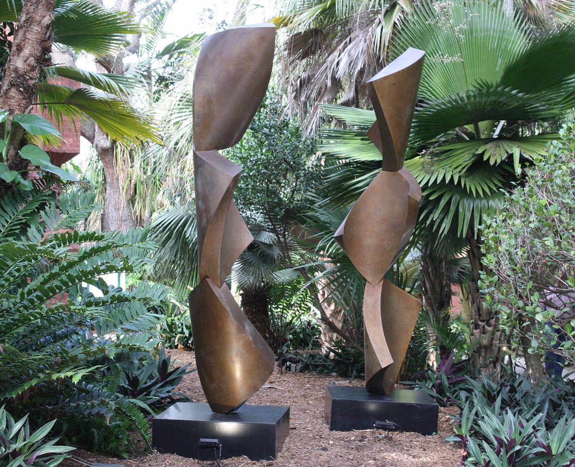 Gino Miles, Z Travels to Hania
Bronze, 138 x 36 x 36 in. each including bases
MILE00021