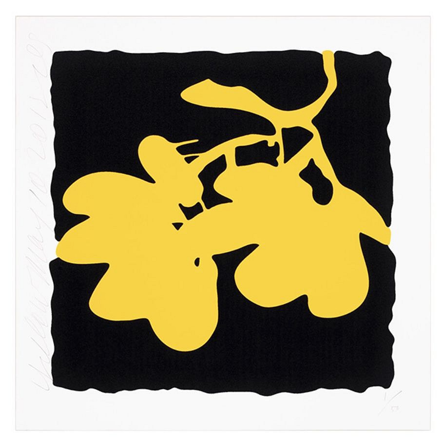 Donald Sultan, Z May 10, 2012, Yellow; edition of 50, 2012
Silkscreen with enamel inks and flocking on 2-ply museum board, 24 x 24 in.
SULT00072