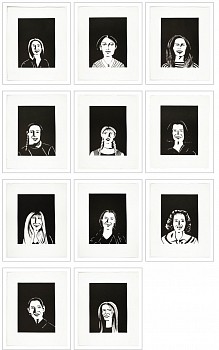 Alex Katz -&nbsp;Z Portfolio - You Smile and the Angels Sing (11 works); edition of 30