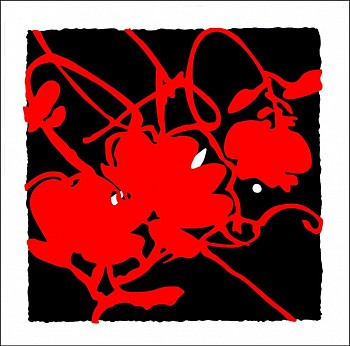 Donald Sultan - Z BLACK AND RED, FEB 15, 2012 ; edition of 30