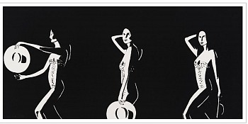 Alex Katz -&nbsp;Ariel (B&W)*, edition 40/40