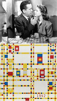 Bonnie Lautenberg - Z 1942 Casablanca / Piet Mondrian, Broadway Boogie Woogie; edition of 6