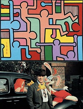 Bonnie Lautenberg - 1988 Who Framed Roger Rabbit / Keith Haring; edition 3/6