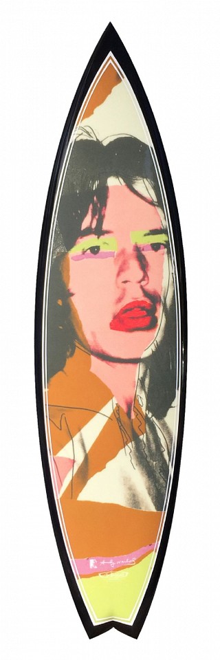 Tim Bessell, Mick Jagger (Brown)Edition 4/12
Surfboard, 78 x 20 x 3 in. (198.1 x 50.8 x 7.6 cm)
BESS0004