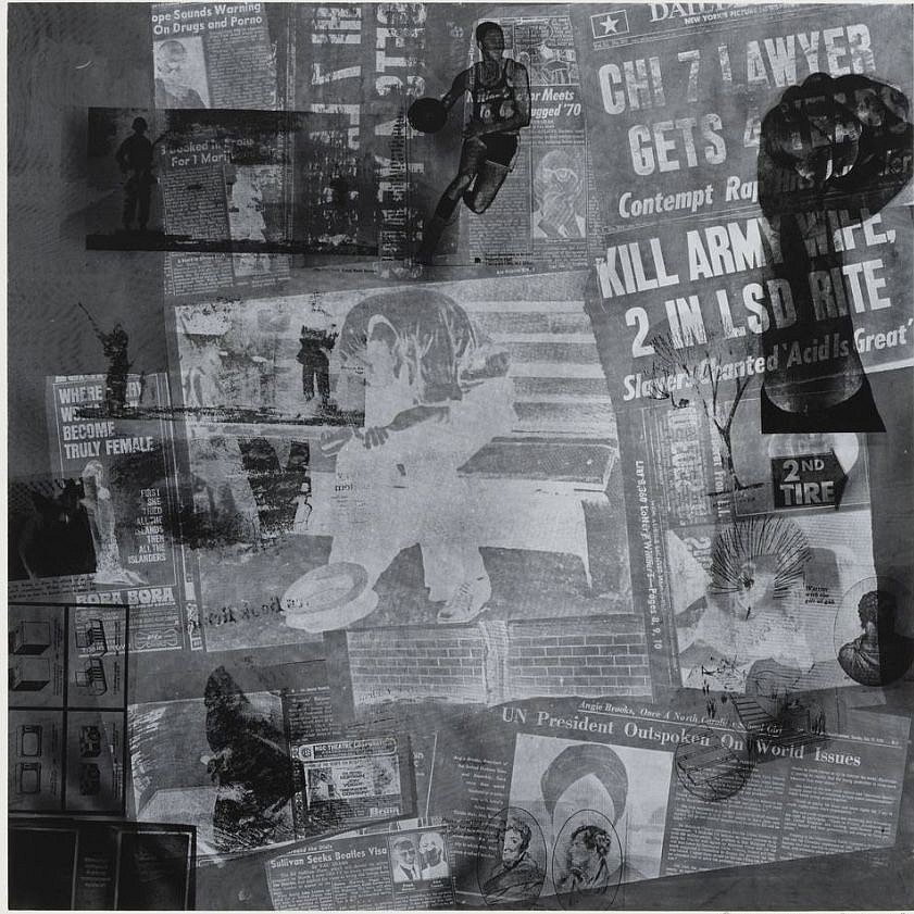 Robert Rauschenberg, Surface Series (from the Currents portfolio); edition 91/100 NFS, 1970
Screenprint on paper, 40 x 40 inches (paper)
RAUS00004
