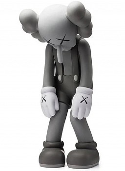 Work:&nbsp;KAWS SMALL LIE companion figure in Grey