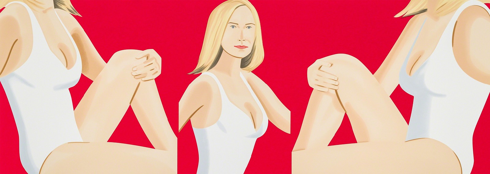 Alex Katz, NFS Coca-Cola Girls 9; edition 21/60, 2019
26-color silkscreen on Saunders Waterford High White HP 425 gsm fine art paper, 36 x 102 inches (paper) / 42.5 x 108.5 inches framed (+$3,500 frame)
KATZ00063