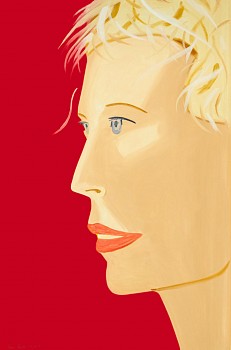 Alex Katz -&nbsp;Z Coca-Cola Girl Red; edition of 100