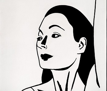 Alex Katz -&nbsp;Z Laura 2; edition of 40