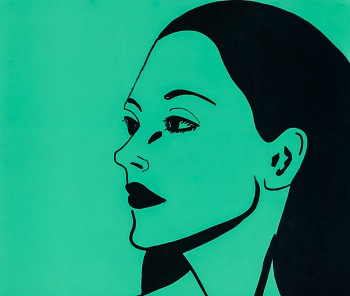 Alex Katz -&nbsp;Z Laura 3; edition of 50