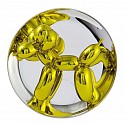 Jeff Koons, Balloon Dog Plate - yellow
2015, 3-D Porcelain plate with metallic glaze