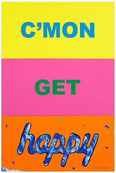 Deborah Kass, C'Mon Get Happy; edition AP 19/30, 2010
Archival pigment inks on 300 gsm fine art paper, 33 x 22 inches (paper)
KASS00042