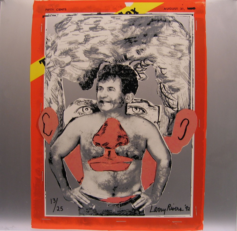 Larry Rivers, Culture Box - Norman Mailer; edition 13/25, 1992
Aluminum, 24 x 24 x 6 in.
RIVE00017