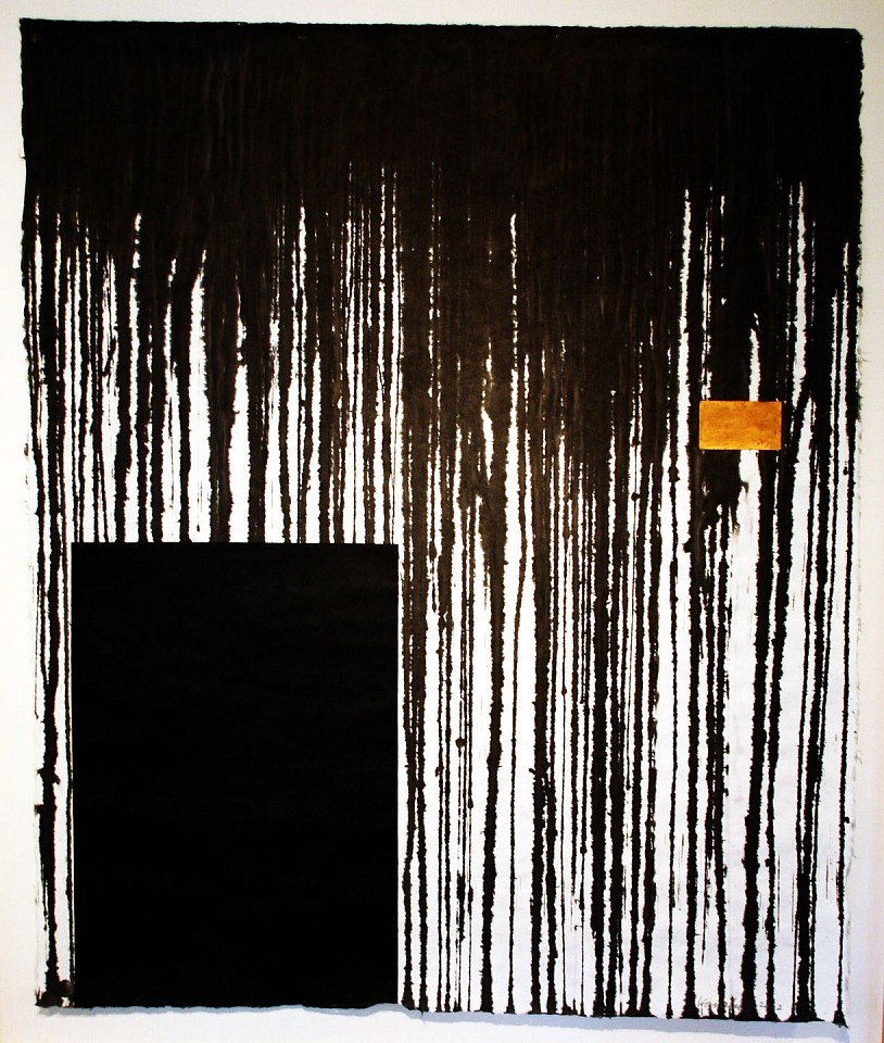 Jun Kaneko, Untitled, 2002
Oil stick and ink on Korean Rice Paper, 66 x 55 1/2 in. paper, 74 x 63 in. framed
KANE0146