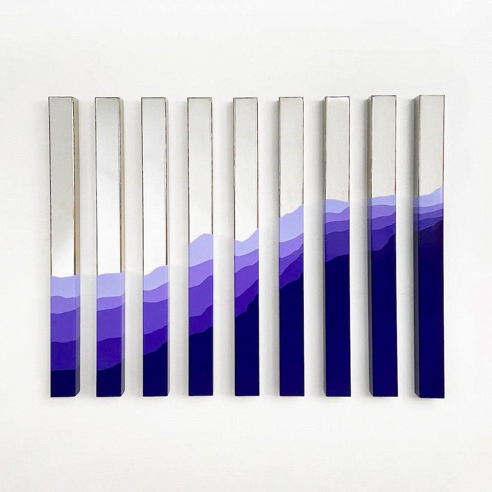 Kx2 Ruth Avra & Dana Kleinman, Z 10 Year Rise, 2021
Mirror Polished repurposed stainless steel bar with enamel, 36 x 47 x 2 in.
Kx200050