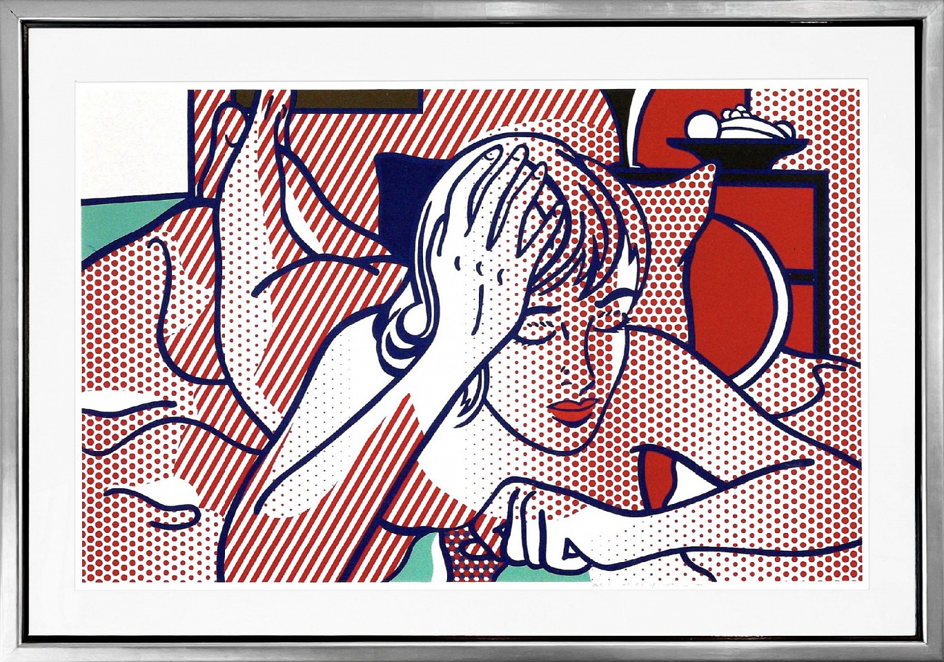 Roy Lichtenstein, Thinking Nude; State I; edition AP 6/6, 1994
Relief print on BFK Rives mold-made paper
LICH00009