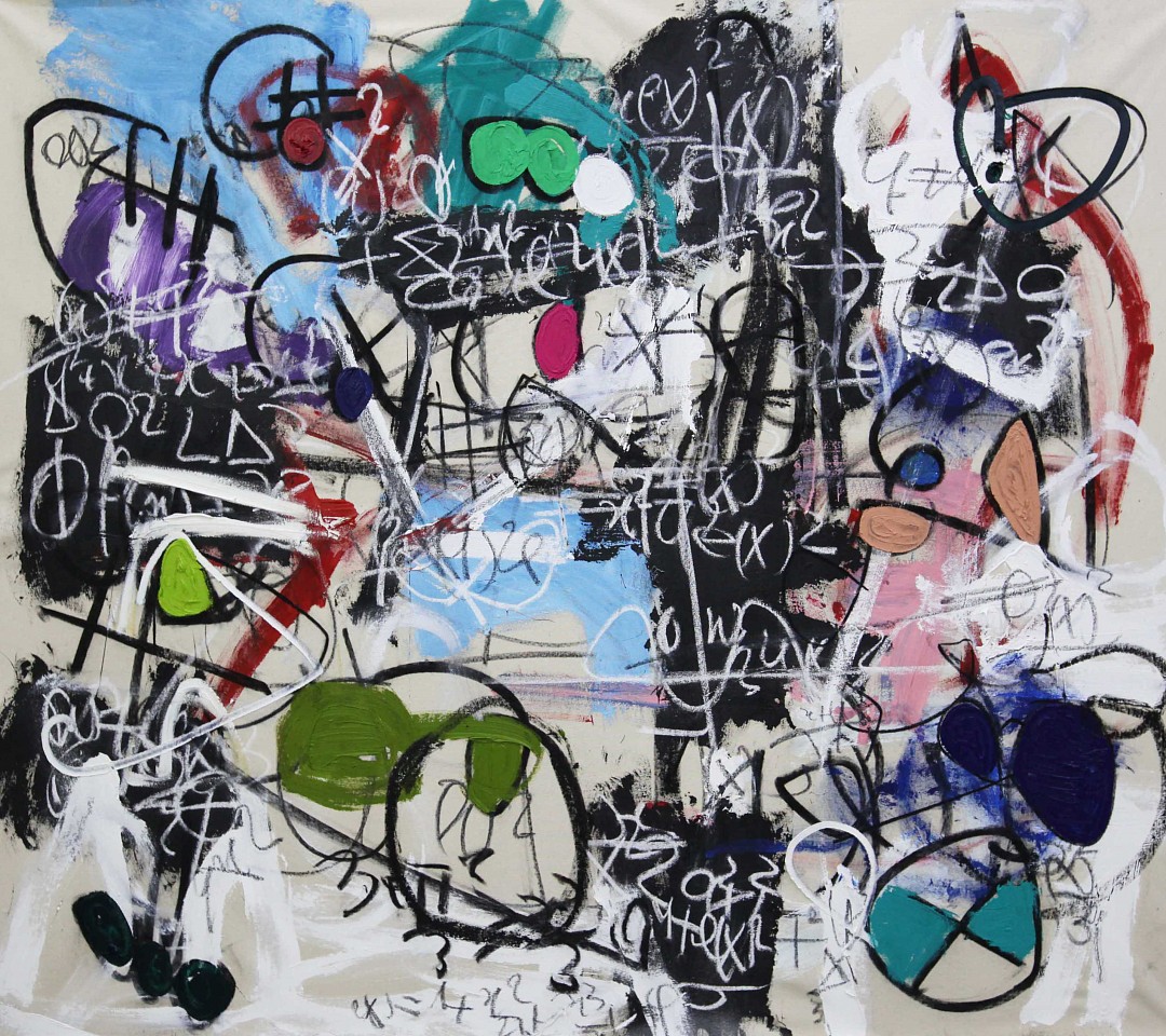 Taher Jaoui, Try and See If You Can, 2023
Mixed media on canvas, 48 x 60 in.
JAO00004