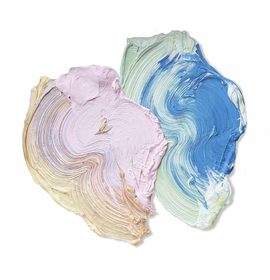 Donald Martiny, Wobe 1/2 (Pink and Blue), 2022
polymer and pigment on aluminum, 42 x 37 in.
MART00154