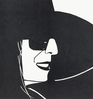Alex Katz - Large Black Hat (Ada); edition 4/25