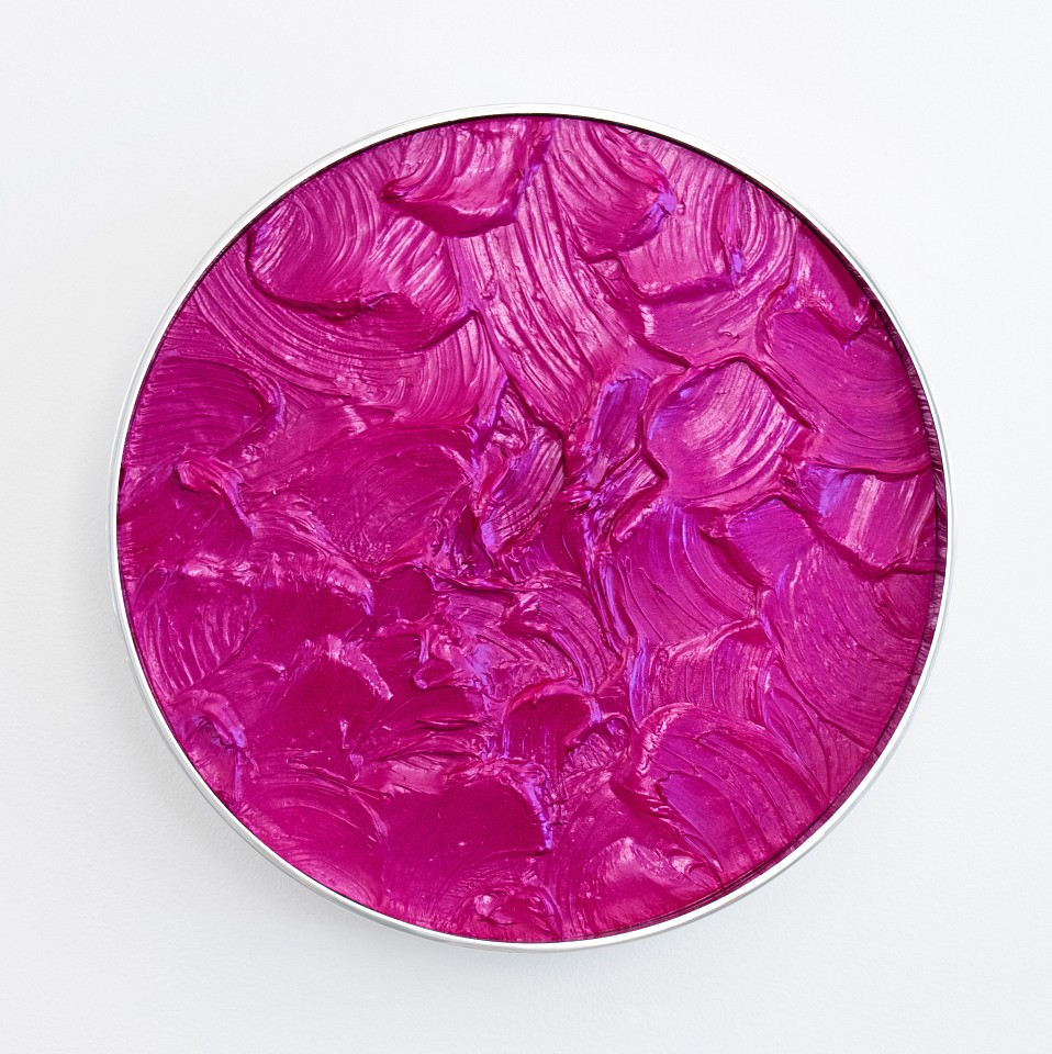 Kx2 Ruth Avra & Dana Kleinman, Onde (Magenta), 2021
Polished Stainless Steel with mixed media and enamel, 18 x 18 x 4 in.
Kx200019