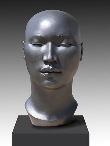 Scarlett  Kanistanaux , Stillness,  edition AP, 2024
Bronze, 72 in.
KANI00003