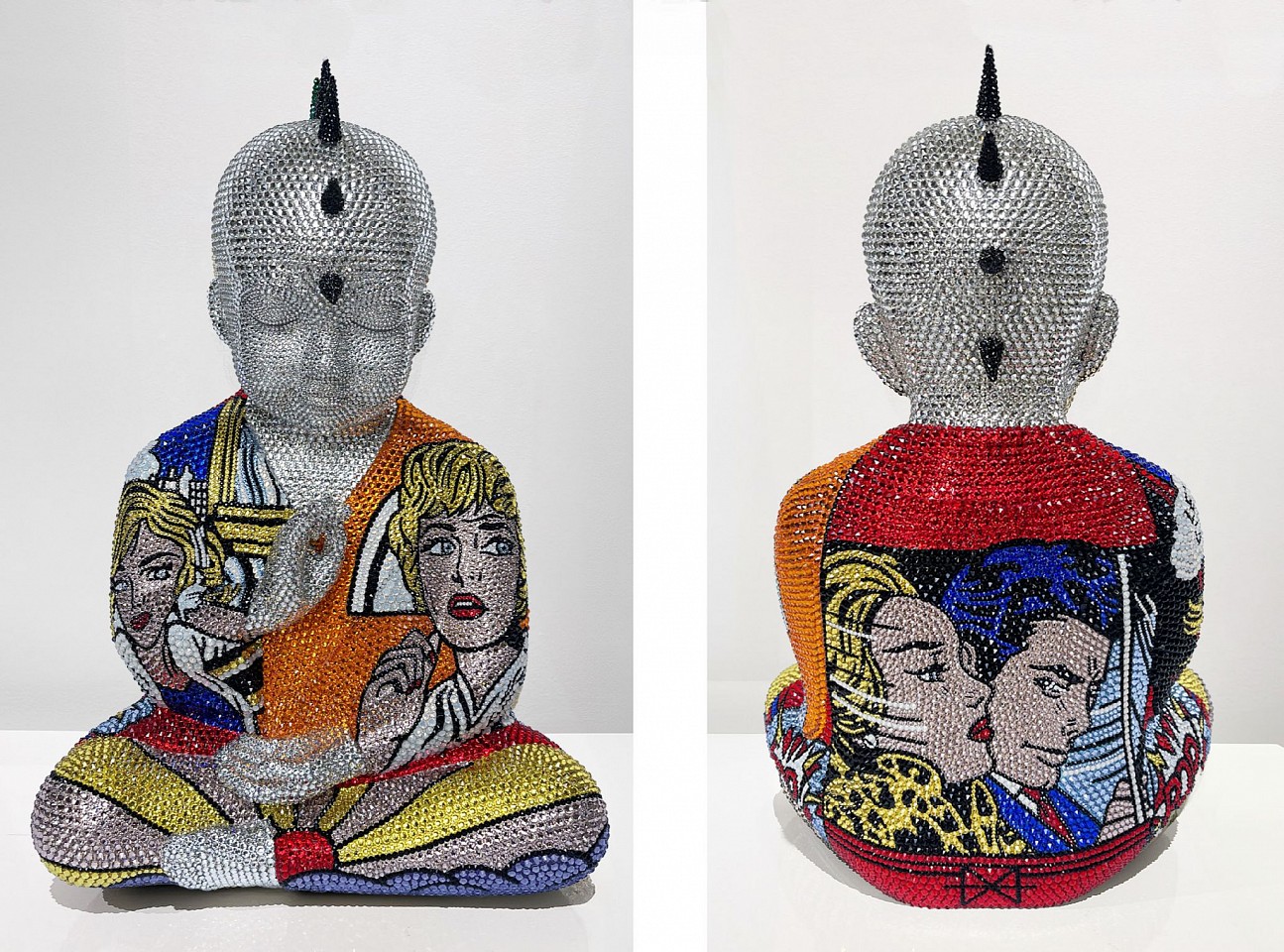 Metis Atash, Miss Independant
Fiberglass, acrylic paint and crystals, 17 x 12 x 7 in.
ATAS00258