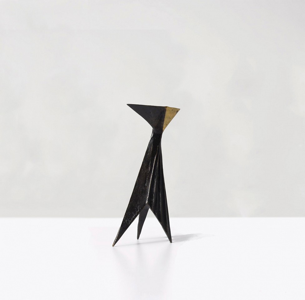 Lynn Chadwick, Single Candle Holder (C142); edition 135/350, 1983
Bronze, 9 3/4 x 5 1/2 x 3 in.
CHAD00060