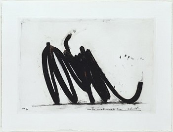 Bernar Venet - Two Indeterminate Lines III; edition 15/50