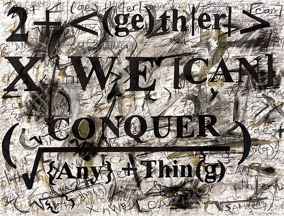 Gabriel Delgado, Together We Can Conquer Anything, 2023
Acrylic and Mixed Media on Strathmore Watercolor Paper, 22 x 30 inches (paper) / 30 x 37.5 inches (framed)
DELG00003